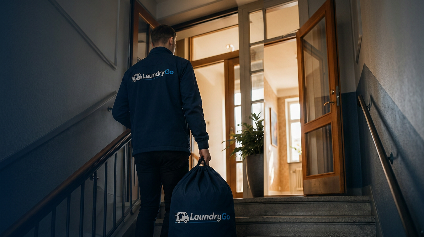 LaundryGo hämtar och levererar tvätt vid din dörr